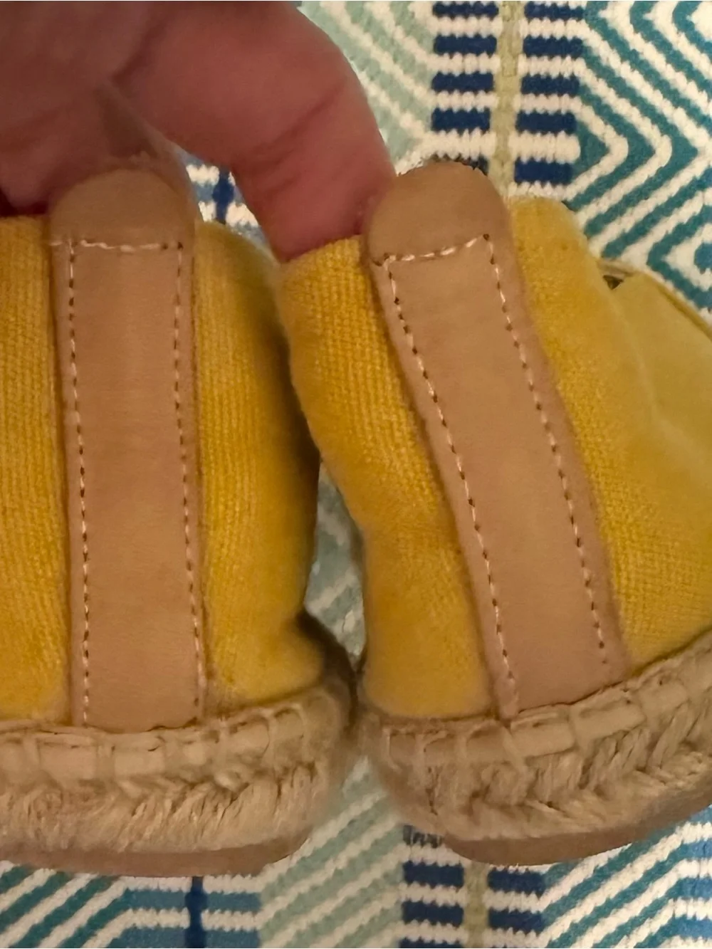 Yellow Espadrille Slip-Ons - Women